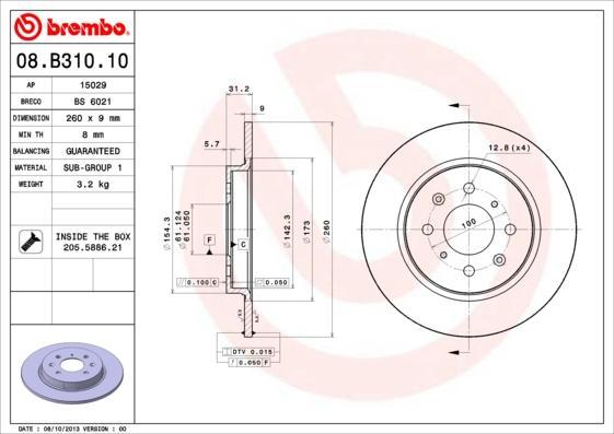 Breco BS 6021 - Discofreno autozon.pro