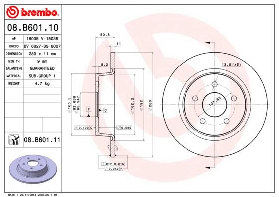 Breco BS 6027 - Discofreno autozon.pro