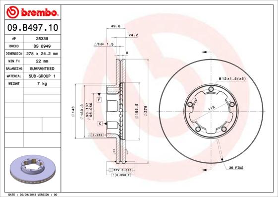 Breco BS 8949 - Discofreno autozon.pro