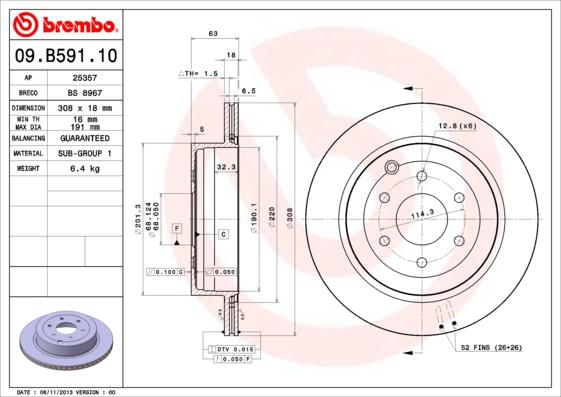 Breco BS 8967 - Discofreno autozon.pro