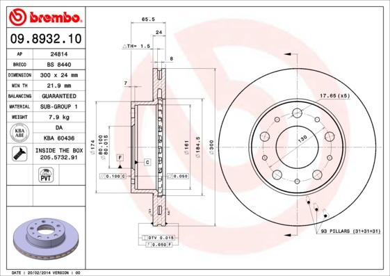 Breco BS 8440 - Discofreno autozon.pro