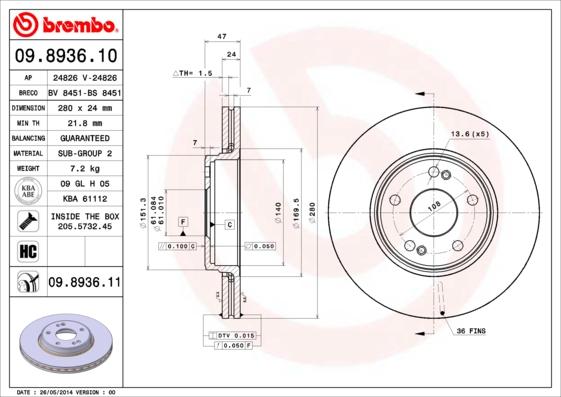 Breco BV 8451 - Discofreno autozon.pro