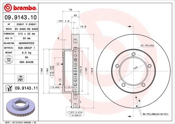 Breco BS 8465 - Discofreno autozon.pro