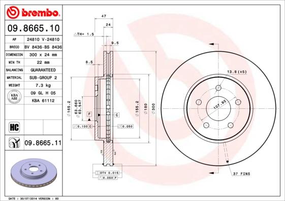 Breco BS 8436 - Discofreno autozon.pro