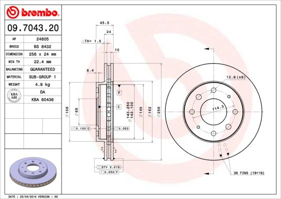 Breco BS 8432 - Discofreno autozon.pro