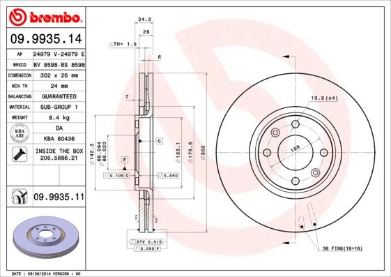 Breco BS 8598 - Discofreno autozon.pro