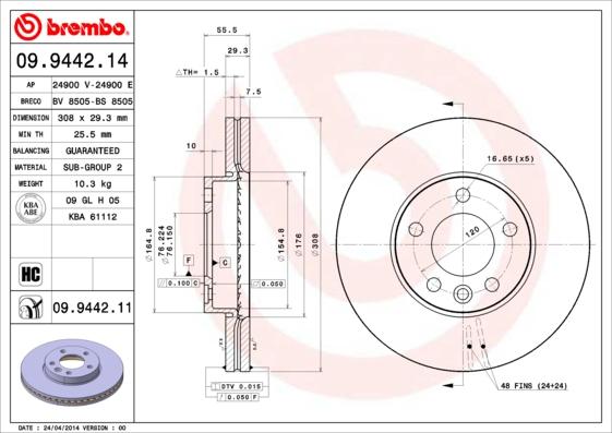 Breco BS 8505 - Discofreno autozon.pro