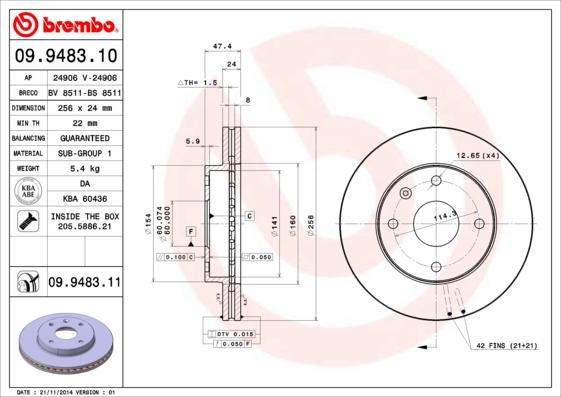 Breco BV 8511 - Discofreno autozon.pro