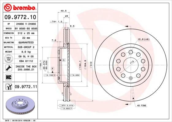 Breco BS 8585 - Discofreno autozon.pro