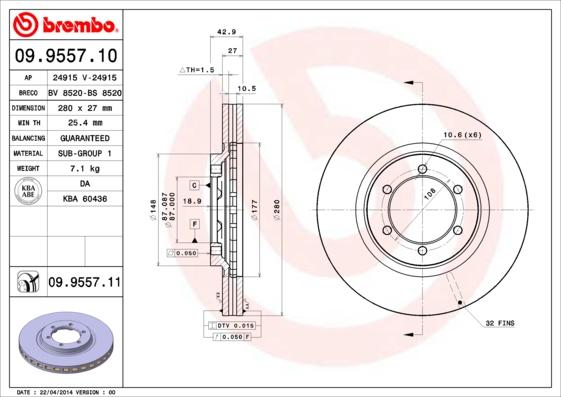 Breco BS 8520 - Discofreno autozon.pro