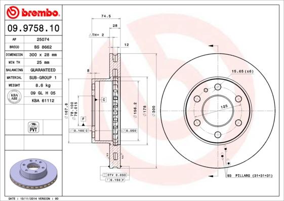 Breco BS 8662 - Discofreno autozon.pro