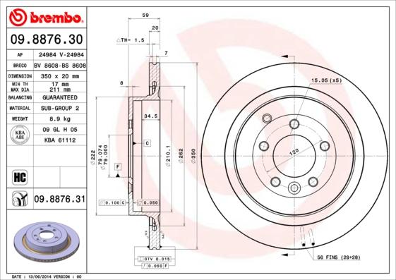 Breco BS 8608 - Discofreno autozon.pro