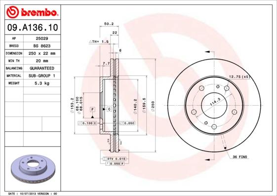 Breco BS 8623 - Discofreno autozon.pro