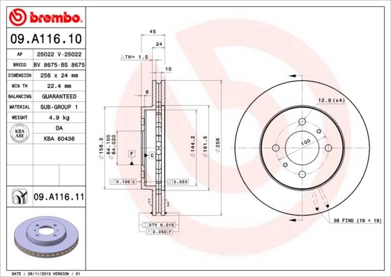 Breco BS 8675 - Discofreno autozon.pro