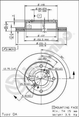 Breco BS 8191 - Discofreno autozon.pro