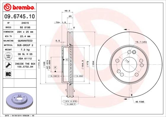 Breco BS 8198 - Discofreno autozon.pro