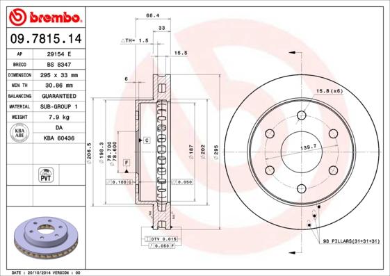 Breco BS 8347 - Discofreno autozon.pro