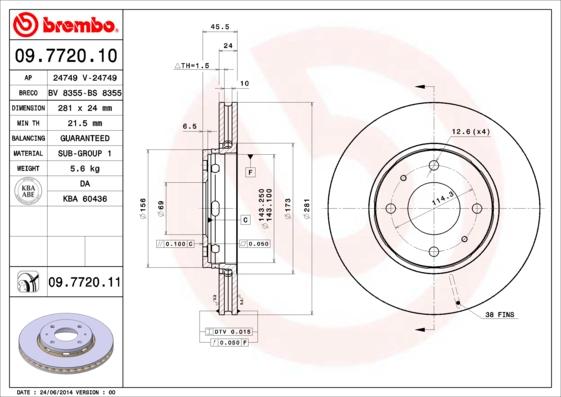 Breco BS 8335 - Discofreno autozon.pro