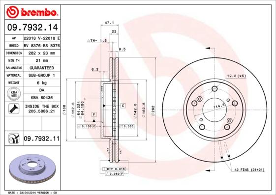 Breco BS 8376 - Discofreno autozon.pro