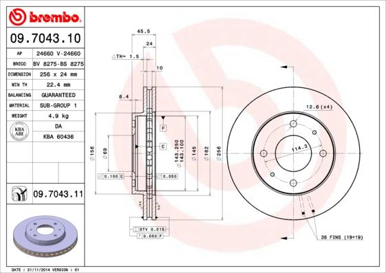 Breco BS 8275 - Discofreno autozon.pro