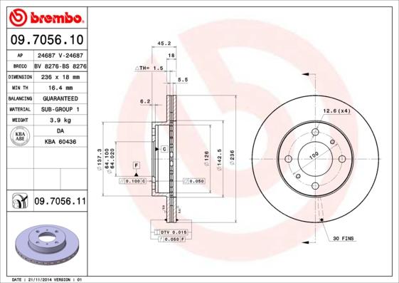 Breco BS 8276 - Discofreno autozon.pro