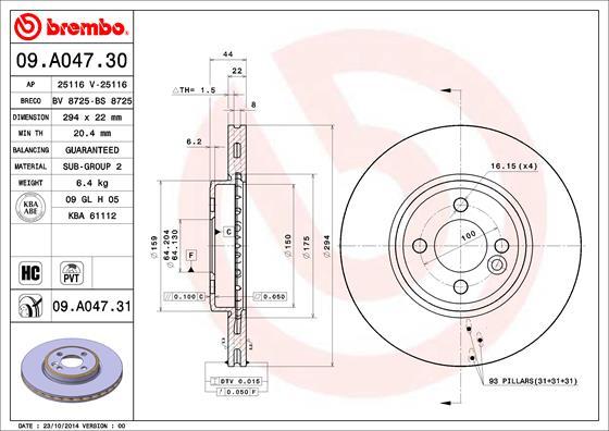 Breco BS 8725 - Discofreno autozon.pro