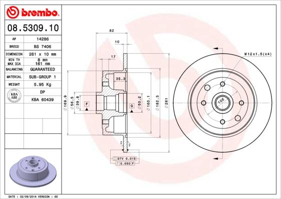 Breco BS 7406 - Discofreno autozon.pro