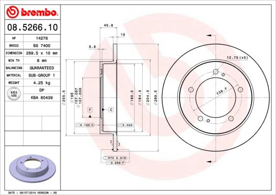 Breco BS 7400 - Discofreno autozon.pro