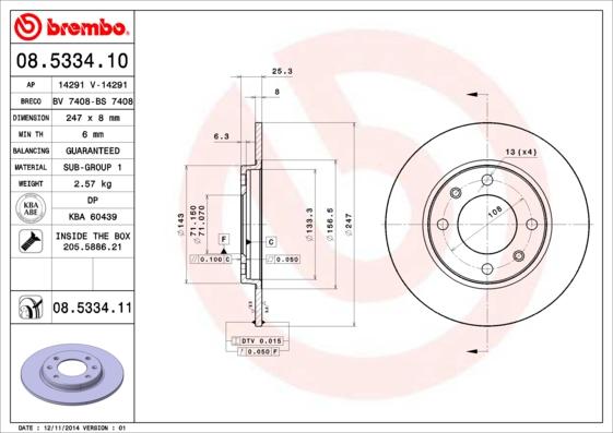 Breco BS 7408 - Discofreno autozon.pro