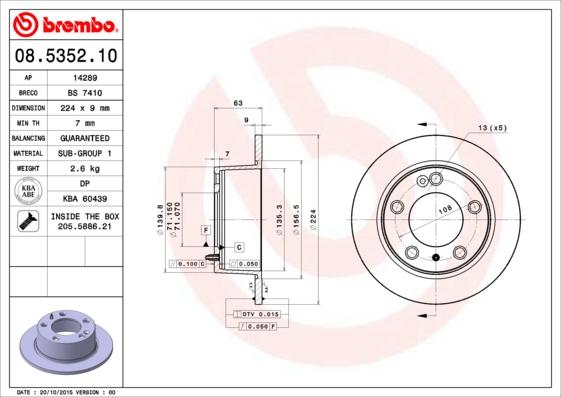 Breco BS 7410 - Discofreno autozon.pro