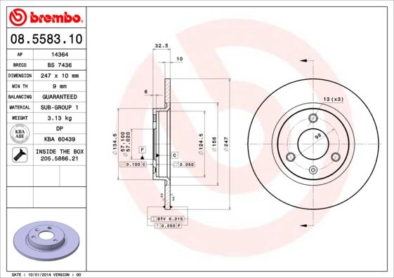 Breco BS 7436 - Discofreno autozon.pro