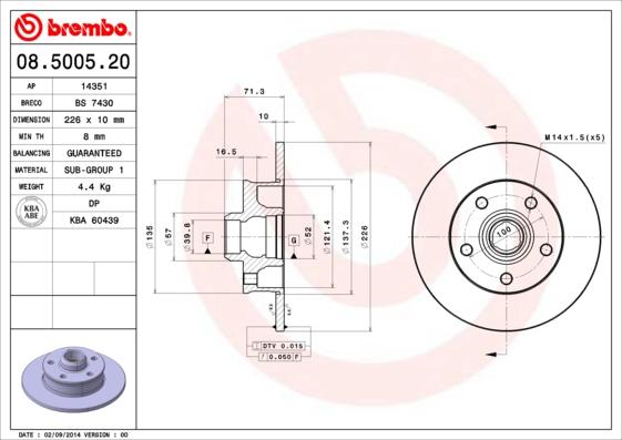 Breco BS 7430 - Discofreno autozon.pro