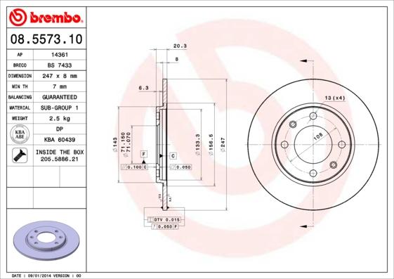 Breco BS 7433 - Discofreno autozon.pro