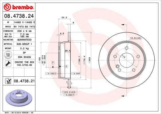 Breco BS 7472 - Discofreno autozon.pro