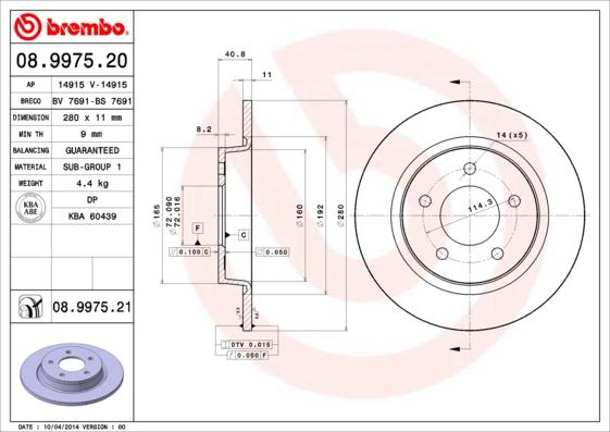 Breco BS 7691 - Discofreno autozon.pro