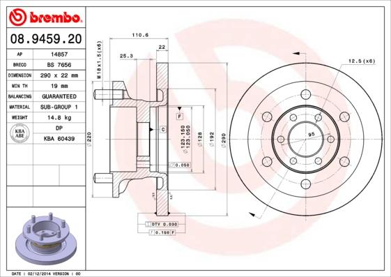 Breco BS 7656 - Discofreno autozon.pro