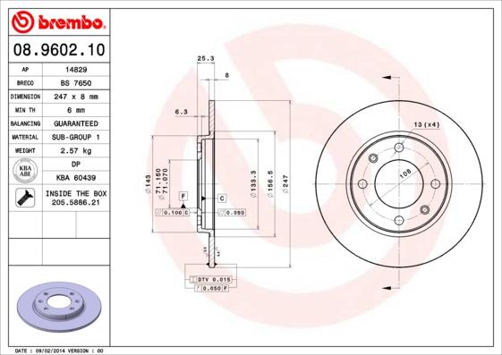 Breco BS 7650 - Discofreno autozon.pro