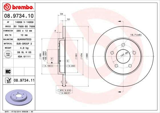 Breco BS 7668 - Discofreno autozon.pro