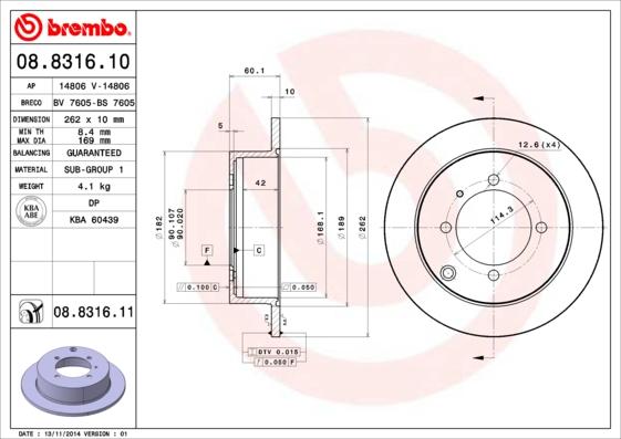 Breco BS 7605 - Discofreno autozon.pro