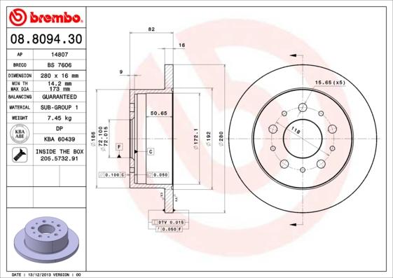 Breco BS 7606 - Discofreno autozon.pro