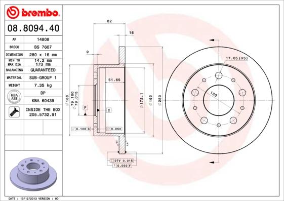 Breco BS 7607 - Discofreno autozon.pro