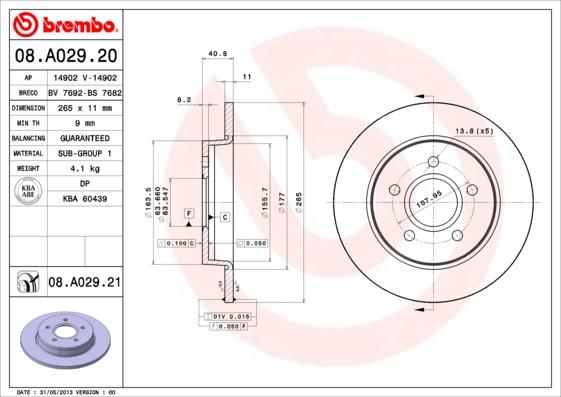 Breco BS 7682 - Discofreno autozon.pro