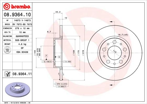 Breco BS 7672 - Discofreno autozon.pro