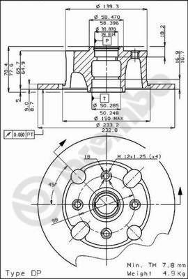 Breco BS 7292 - Discofreno autozon.pro