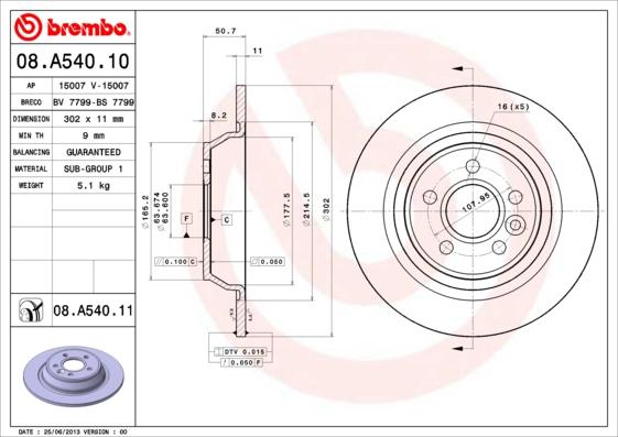 Breco BS 7799 - Discofreno autozon.pro