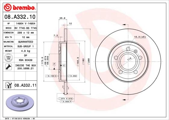 Breco BS 7745 - Discofreno autozon.pro