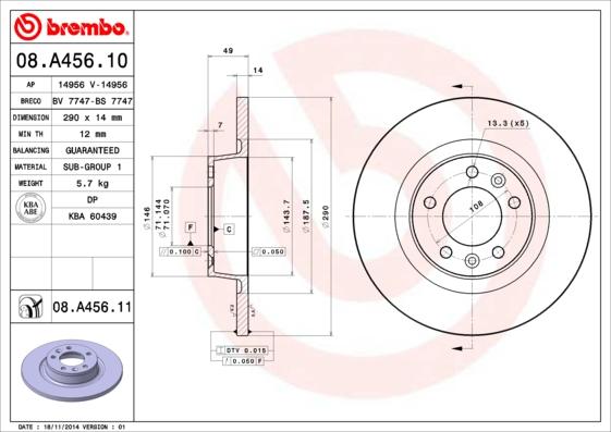 Breco BS 7747 - Discofreno autozon.pro