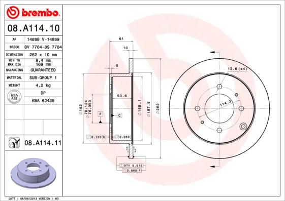 Breco BS 7704 - Discofreno autozon.pro