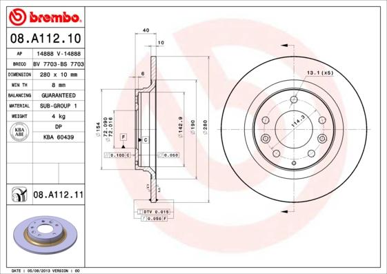 Breco BS 7703 - Discofreno autozon.pro