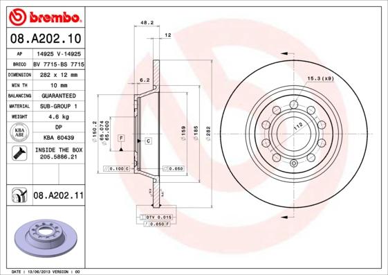 Breco BS 7715 - Discofreno autozon.pro